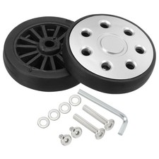 Replacement Luggage Suitcase Wheels, 60mmx12mm 360 Swivel Caster Wheels