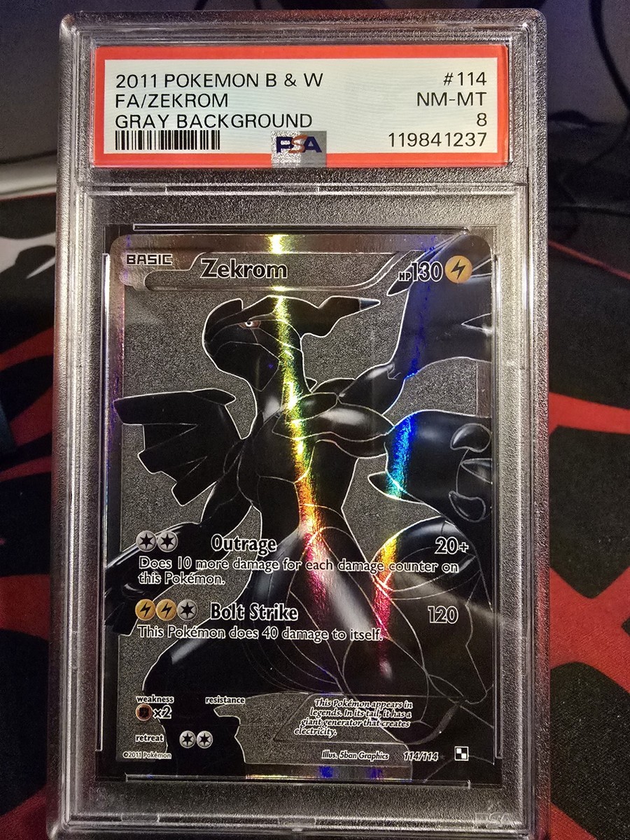 Zekrom (114 Full Art) 114/114 Black & White Holo for sale