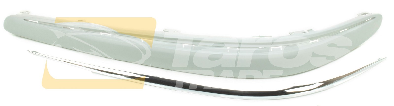 Moulure pare-choc avant gauche W211 Elegance en ABS antichoc et chrome