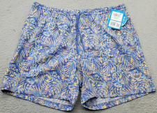 Columbia PFG Rambler Fishing Shorts With Liner Men Large Multi UPF 50 Drawstring