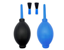 2 sopladores aire con cepillo suave pera de goma manual bomba de aire soplador