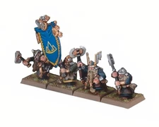 4x Dwarf Warriors - Dwarfen Mountain Holds - The Old World - Brand New on Sprue