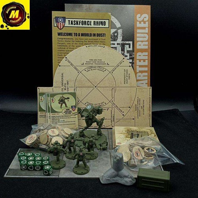 #ad DUST 1947 Task Force Rhino Starter Primed Version x7 Miniatures Partial... $35.40