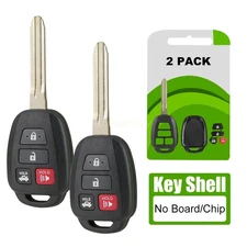 2 Replacement for Toyota 2014 2015 2016 Toyota Corolla Remote Car Key fob Shell