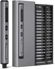 New Cordless Precision Screwdriver Set with 34 Magnetic Bits