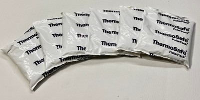 ThermoSafe Polar Pack 6''x6'' Gel Freezer Pack Sports Medical Food 6 packs NEW