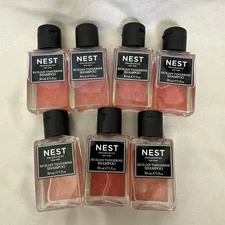 Nest Fragrances Sicilian Tangerine Shampoo Travel Size Bottles - 7 x 1 oz - NEW