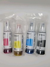 Genuine Epson 522 Ink Bottles 4 Pack ET-2720 ET-2800 ET-2803 ET-4700 Exp 10/2028