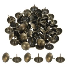 100Pcs Upholstery Tacks 0.91" x 3/4" Thumb Nails Pins for Sofa Furniture