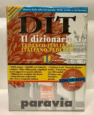 DIT IL DIZIONARIO TEDESCO-ITALIANO, Edizione Paravia Terza edizione con CD-ROM