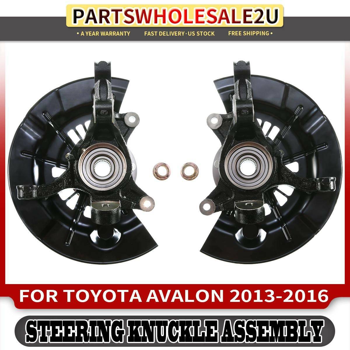 A-Premium Front Right Steering Knuckle & Hub Assembly For 2005-2011 Toyota Avalon 3.5L