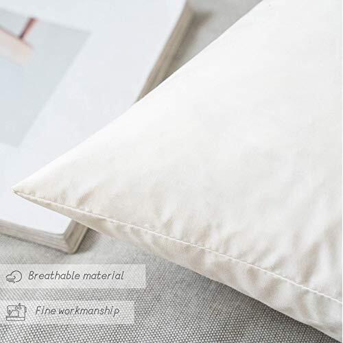 2 Pack Feather and Down Pillow Insert 16x16 Decorative Throw Pillow Insert - Picture 5 of 7