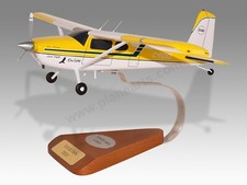 Cessna 180 Solid Kiln Dried Mahogany Wood Handcrafted Desktop Display Model