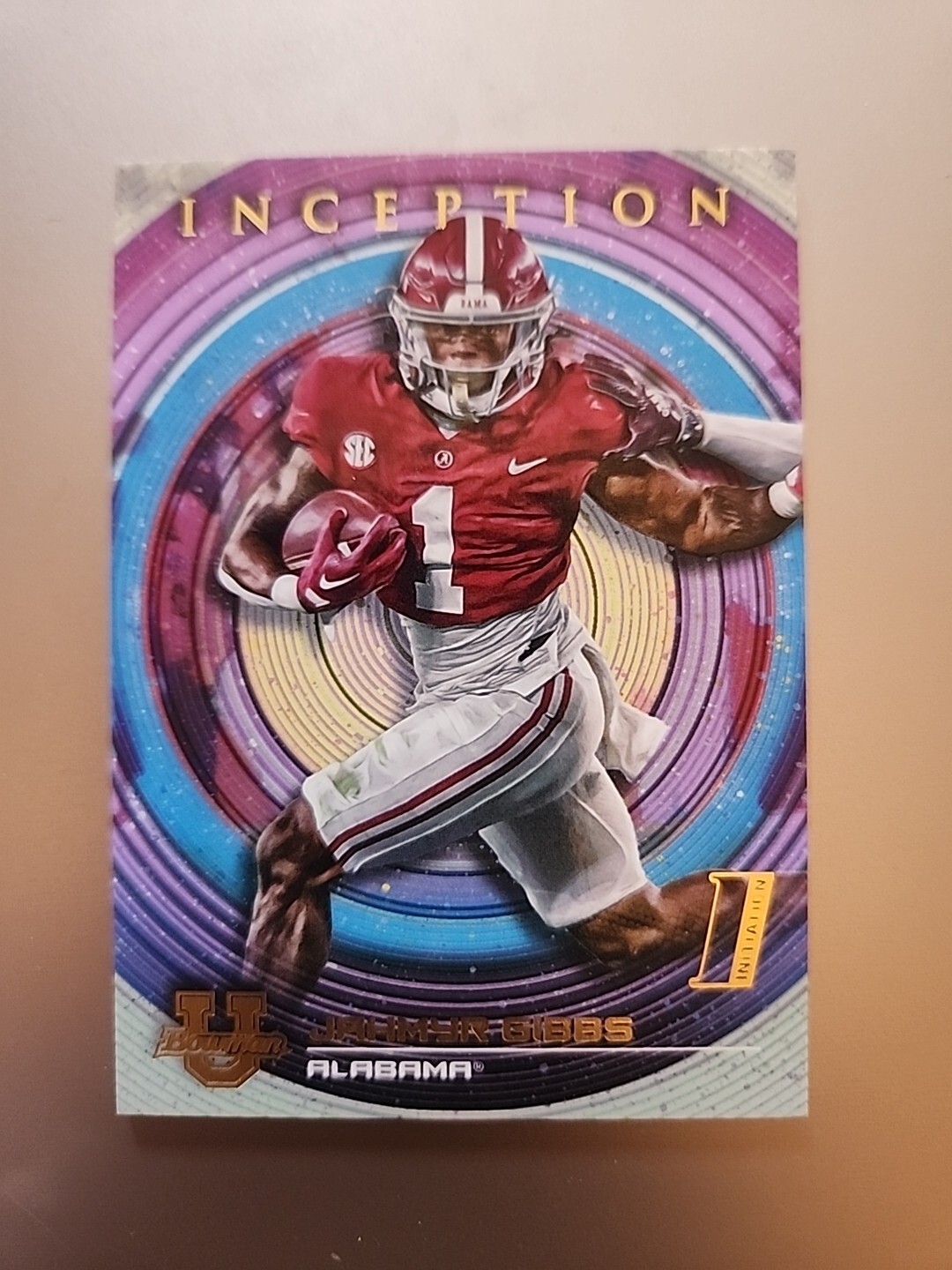 2022-23 Bowman Inception University - #7 Jahmyr Gibbs (RC)