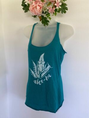 2017 Gainesville Florida Tank Top Aloe-ha The Swamp Restaurant SZ Small Green