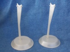 Lot Of 2 White Color Barbie Straddle Doll Stand