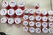 Medicine Pill Bottles Lot of 30 Plastic Dark Amber EMPTY Containers Craft Hobby