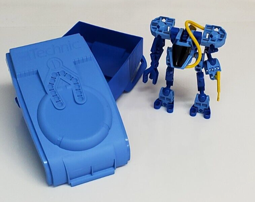 1999 Lego Technics Throw-Bots SCUBA #8503 Sub Slizer Figure with Case NO Disc - Picture 6 of 6