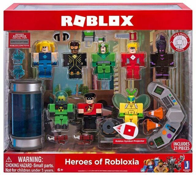 Roblox 10763 Heroes Of Robloxia Feature Playset For Sale Online Ebay - details about roblox heroes of robloxia feature playset series 4