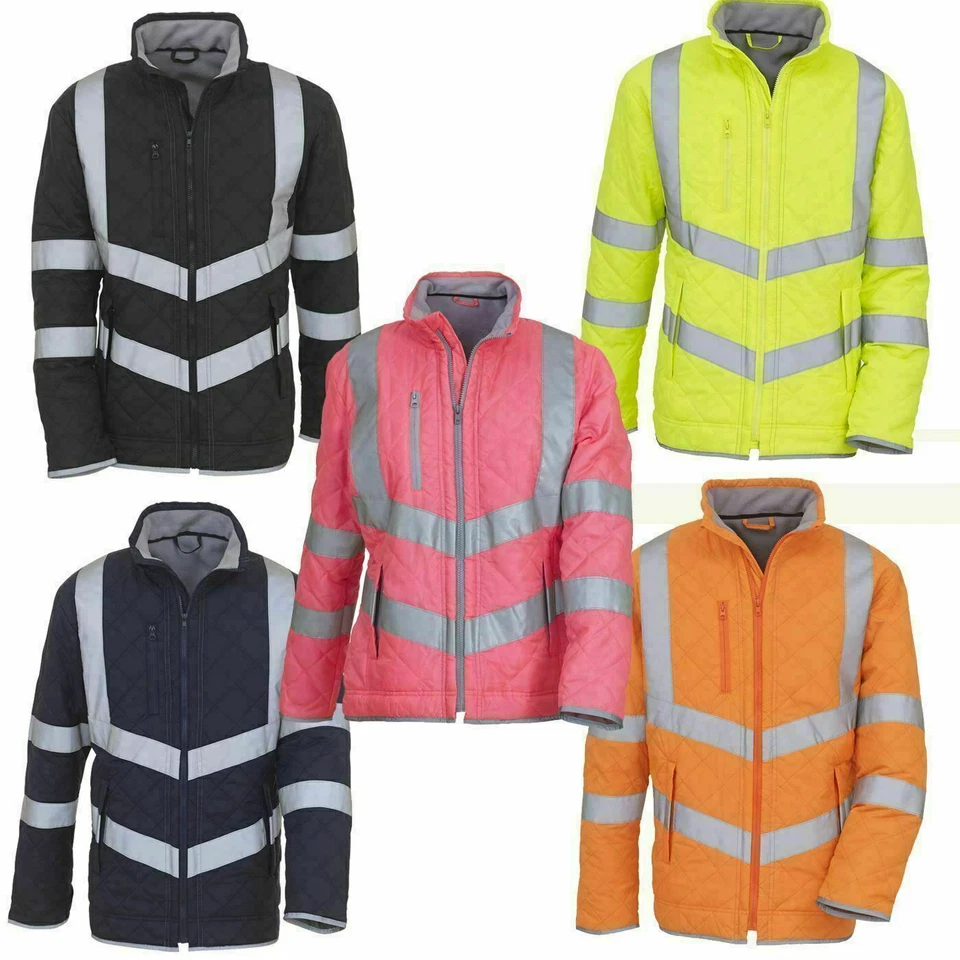 Kensington Hi Vis Viz Yoko Reflective Jacket Ladies Riding PPE Safety HV706