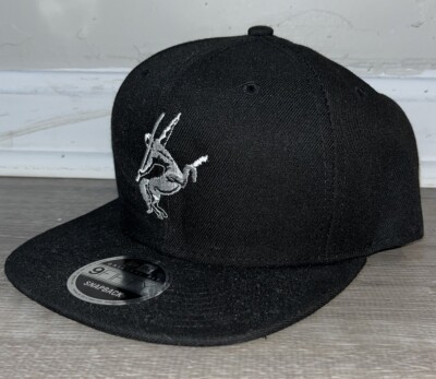 Fireball Whiskey Hat Black Cap Adjustable Snapback