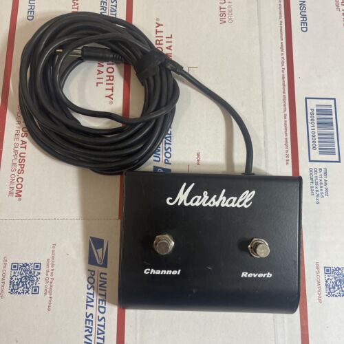 Marshall Foot Switch Channel/Reverb Pedal FX effect amp controller Footswitch - Picture 1 of 1