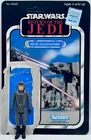 1980 Kenner Star Wars Return Of The Jedi AT-AT Commander Figure w Cardback & Gun