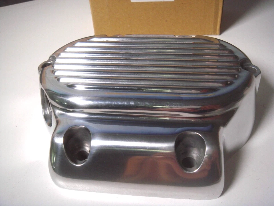 Harley FXR Polished Transmission Side Cover Super Glide 87-94 V-Twin 17-9965 Y1 - Image 2 of 4