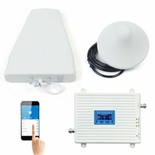 900/1800/2100 Cell Phone Signal Booster Amplifier Mobile Repeater f/ Home Signa