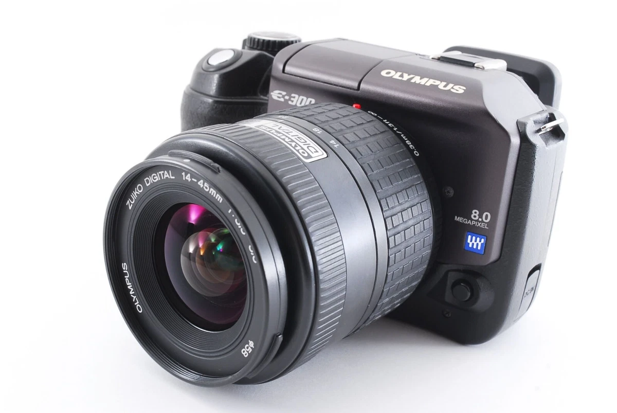 Olympus E-300 Black 14-45mm F3.5-5.6 Lens From Japan [Exc+++