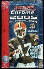 2005 Bowman Chrome Football Hobby  Box Factory Sealed Aaron Rodgers