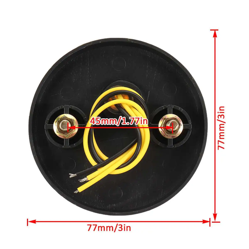 12/24V LED Round Warning Flashing Strobe Beacon Emergency Light Lamp Truck - Picture 9 of 13
