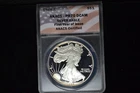 1986-S American Eagle Silver Dollar- ANACS PR70DCAM.   Limited Flag Series