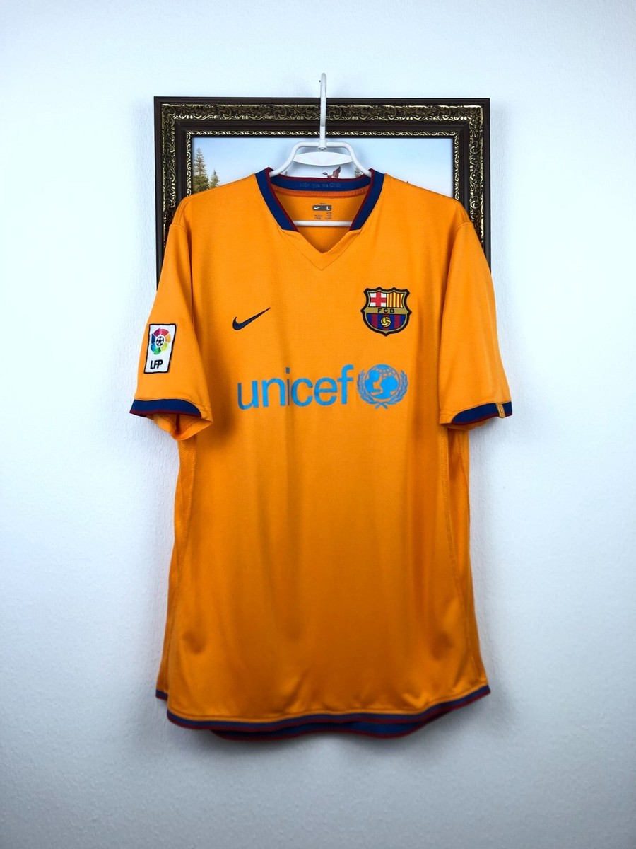 Barcelona Away football shirt 2006 Soccer Nike Jersey Mens