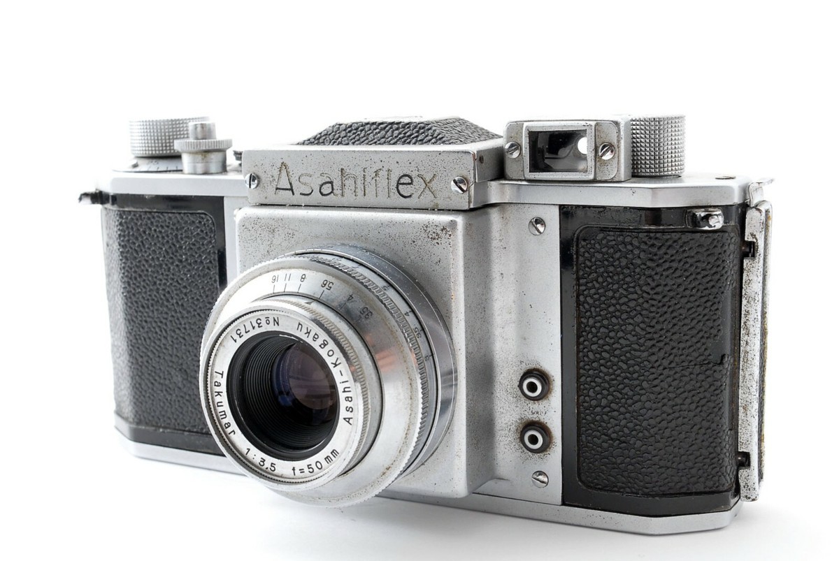 Asahiflex 35mm Film Camera Asahi-Kogaku Takumar 50mm f/3.5 Asahiflex 35mm Film Camera Asahi-Kogaku Takumar 50mm f/3.5