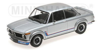 Minichamps 155026201 1/18 BMW 2002 TURBO 1973 SILVER Model Minichamps 155026201 1/18 BMW 2002 TURBO 1973 SILVER Model