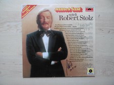 James Last Autograph Signed LP Cover "James Last Plays Robert Pride" Vinyl