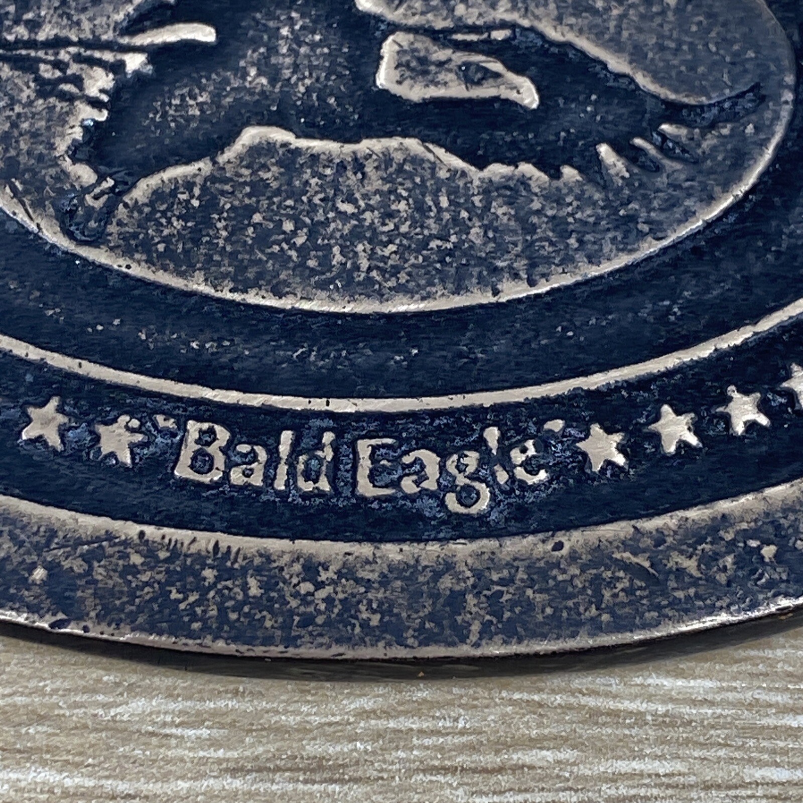 Vintage Tech Ether Guild BALD EAGLE Solid Brass B… - image 7