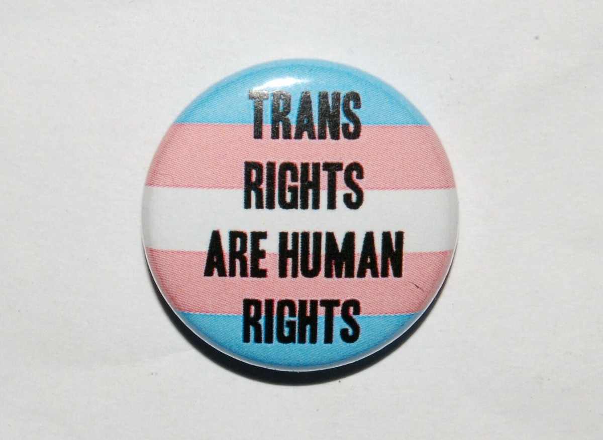 Patch Nation Transgender Flagge Button Pin – Metall, 19x16 Mm