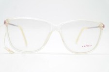 Vintage Atrio 516 Transparent Gold Violet Oval Eyeglass Frame