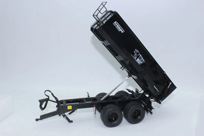 Wiking 077871 Krampe Big Body 650 volquete + accesorio de ensilado negro 1:32 NUEVO EMBALAJE ORIGINAL