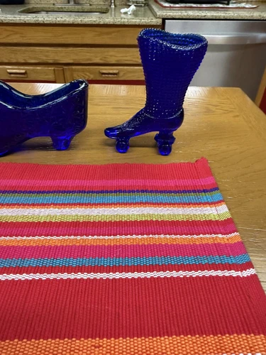 VTG Cobalt Blue Shoe And Skate Desenhart Skate & Fenton Shoe