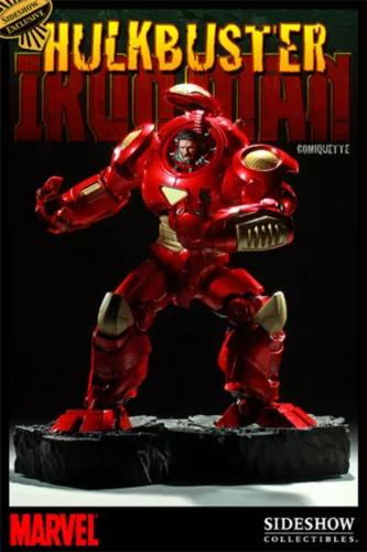 SIDESHOW EXCLUSIVO HULKBUSTER IRON MAN COMIQUETA ESTATUA VENGADORES Busto de película