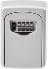 Wall Mounted Key Safe Storage Box - 4 Digit Combination Lock - Grey