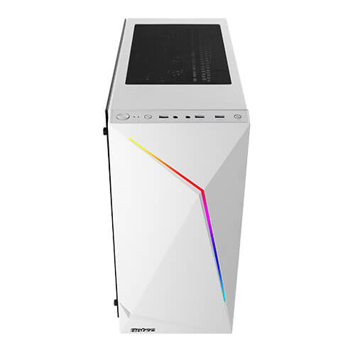 Antec NX300 White PC Computer Mid-Tower Gaming Case ATX NX300W - Picture 8 of 11