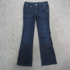 CACHE Jeans Women's 6 Blue Dark Wash Flare Jeans