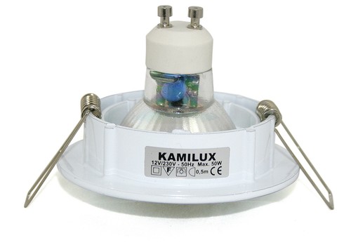 9er Set runde LED Einbaustrahler 68mm für Außen Dachüberstand ohne Trafo 230V - Bild 6 von 26