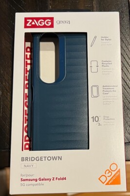 ZAGG Gear4 Bridgetown Case For Samsung Galaxy Z Fold 4 - Navy Blue