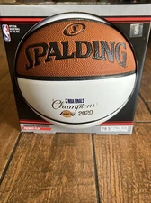 2020 NBA Finals NBA White Panel Spalding Basketball 2020 Champs Brand New Lakers