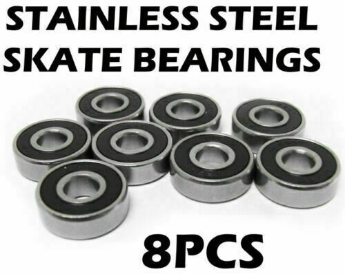 4 Pack Skateboard Wheels Black 52mmx32mm 95A Street Wheel - Picture 9 of 18